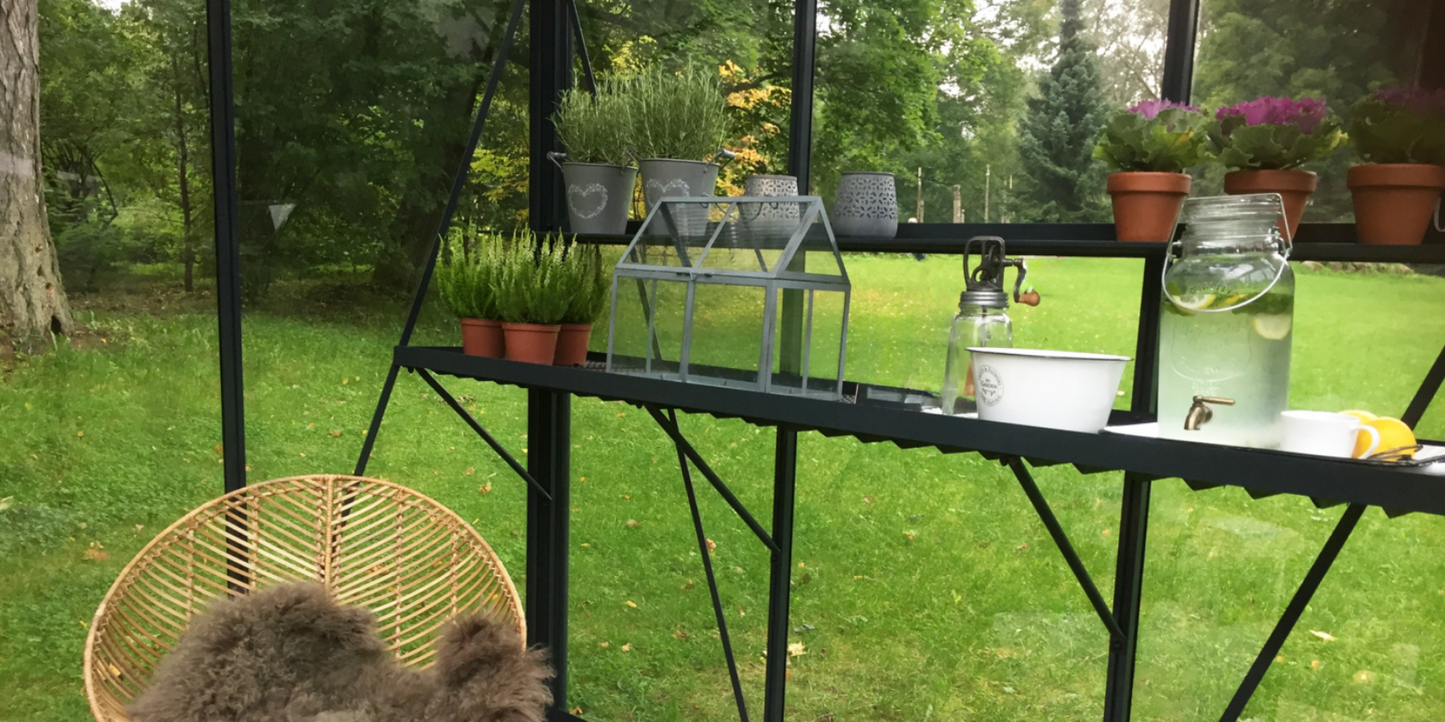 ALU-SHELF 40 - greenhouse shelf (D-40 cm)