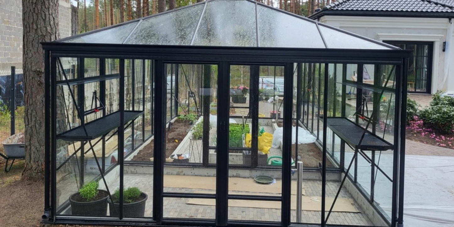 ALU-SHELF 40 - greenhouse shelf (D-40 cm)